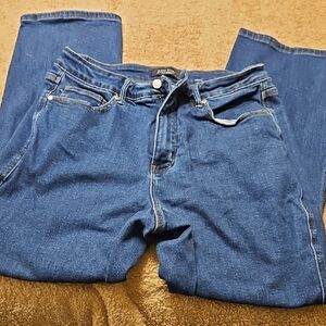 Judy Blue Women's Straight Leg Jeans in Deep Blue (#4)